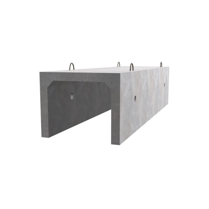 Железобетонный лоток ЛК 75.45.45-1